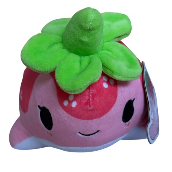 NWT Aurora Strawberry Nomwhal Plush 8” Pink Narwhal 14293 - Picture 2 of 11